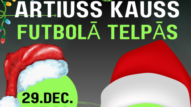 Artiusa kausa futbolā telpās afiša