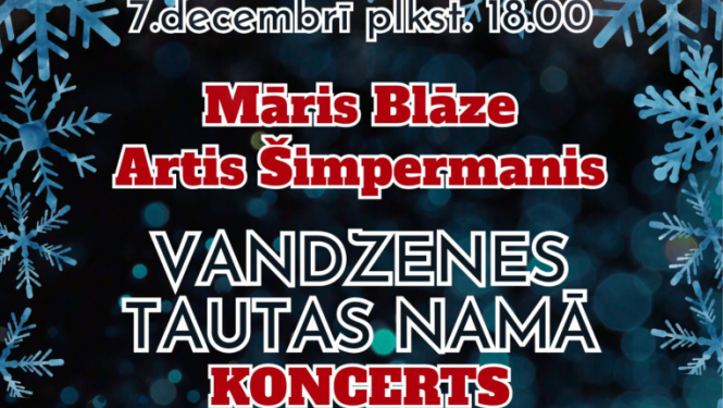 Blāze un Šimpermanis koncerta afiša