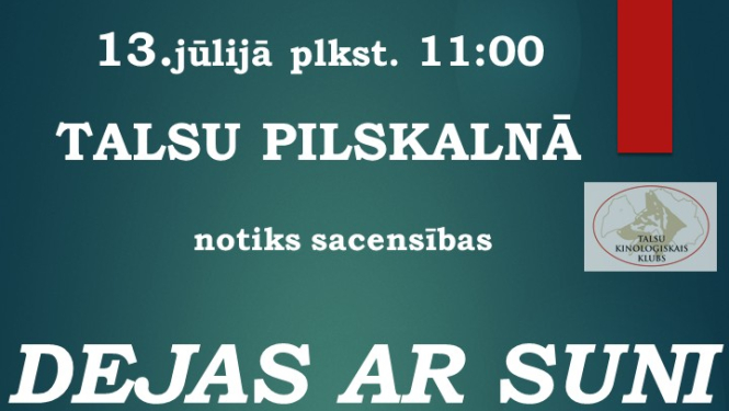 Deju ar suni afiša