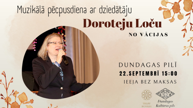 Dorotejas Ločas koncerta afiša