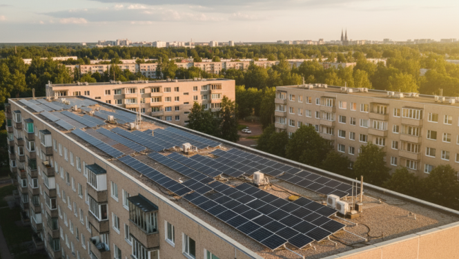 Drīzumā tiks apstiprināta jauna atbalsta programma videi draudzīgu enerģiju ražojošu tehnoloģiju iegādei, tostarp daudzīvokļu namu īpašniekiem