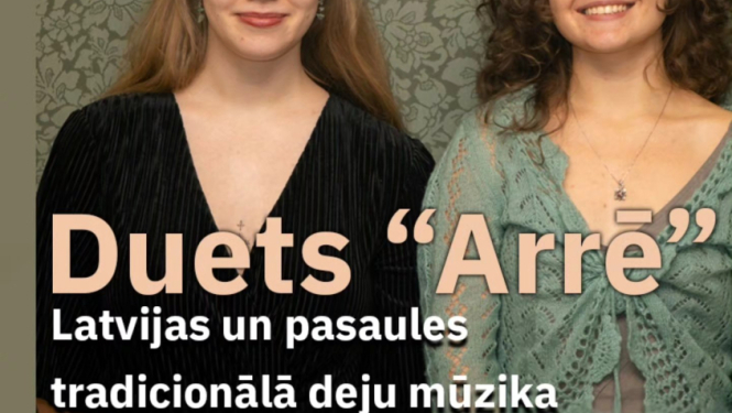 Dueta Arrē koncerta afiša