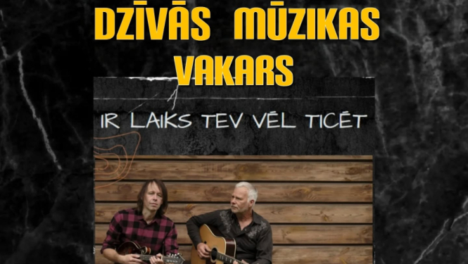 Dzīvās mūzikas vakara Dundagas rezidence afiša