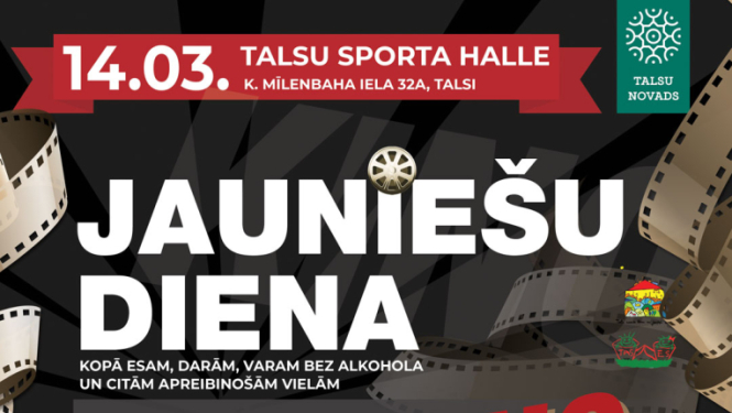 Jauniešu dienas Dzīve kā kino afiša