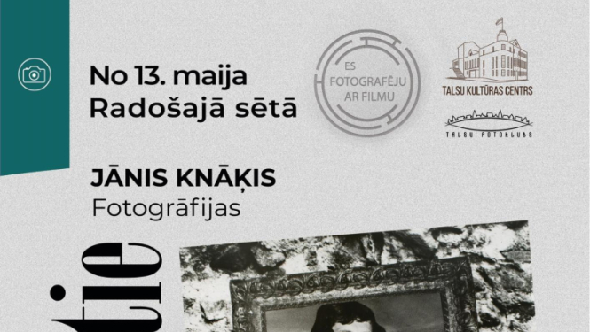 Jāņa Knāķa izstādes atklāšanas afiša