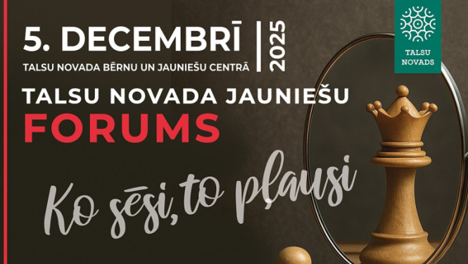 Jauniešu foruma Ko sēsi to pļausi afiša