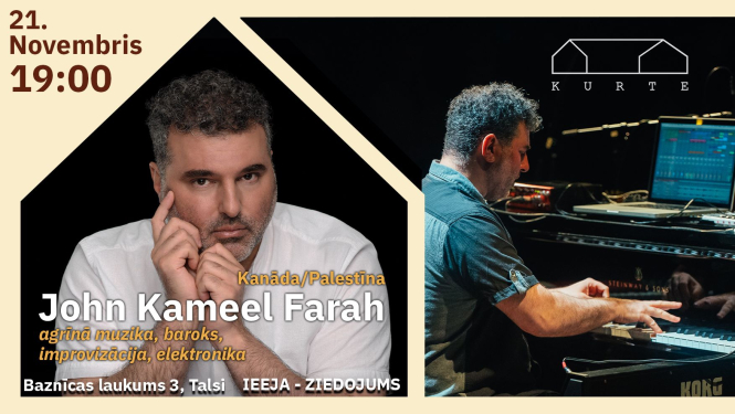 John Kameel Farah koncerta afiša