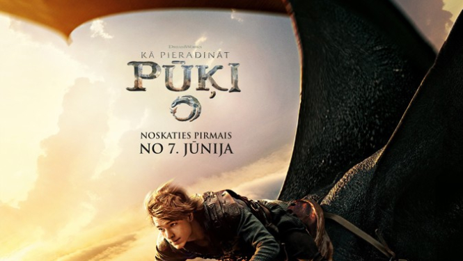 Kino afiša filmai Kā pieradināt pūķi