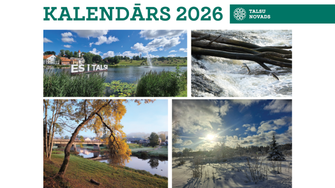 Ar foto­konkursa „Talsu novads – gadalaikos” bildēm izdod kalendāru