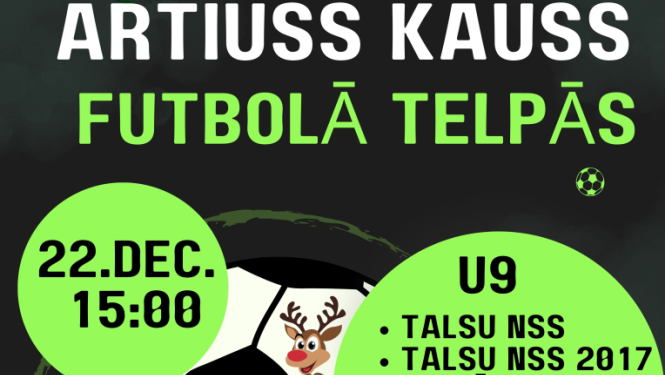 Artiusa kausa futbolā telpās afiša