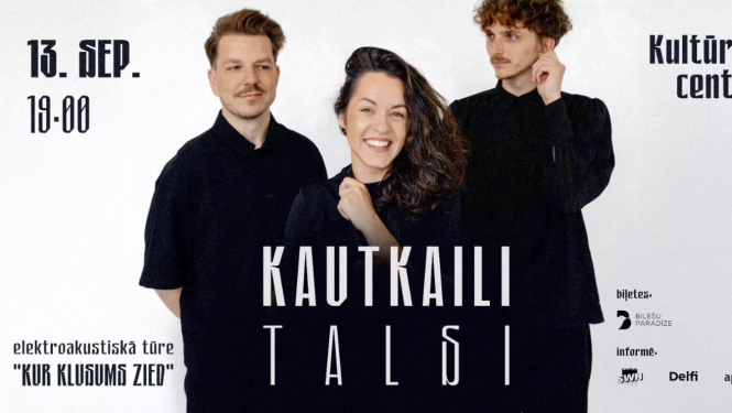 Grupas Kaut kaili koncerta afiša