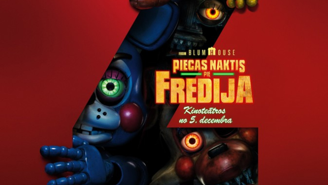 Kino afiša filmai Piecas naktis pie Fredija 2