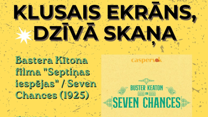 Klusais ekrāns, dzīvā skaņa afiša