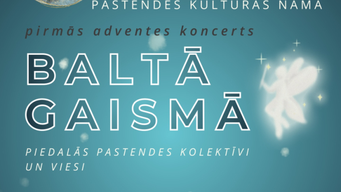 Koncerta Baltā gaismā afiša