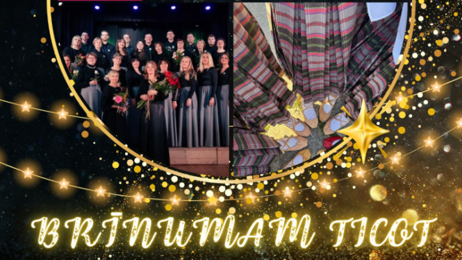 Koncerta Brīnumam ticot afiša