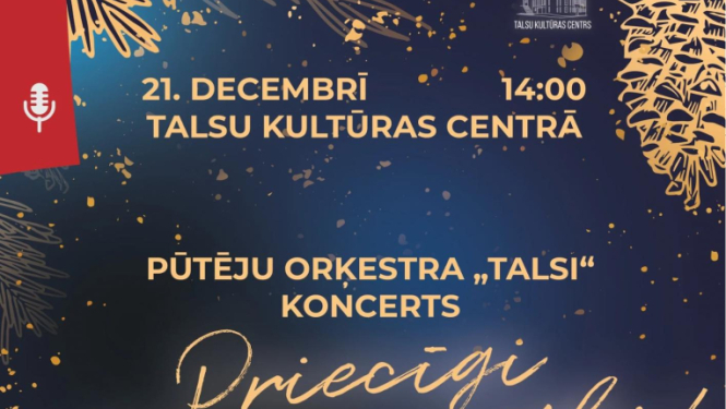 Koncerta Priecīgi Ziemassvētki afiša