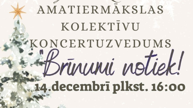Koncertuzveduma Brīnumi notiek afiša