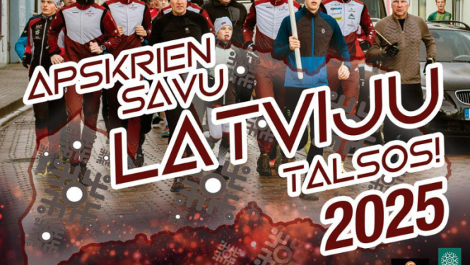 Apskrien savu Latviju Talsos 2025 afiša