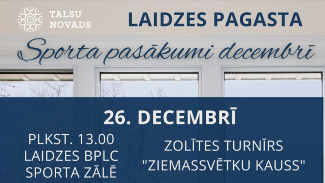 Zolītes turnīra Laidzē afiša