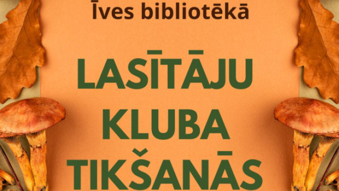 Lasītāju kluba tikšanās afiša