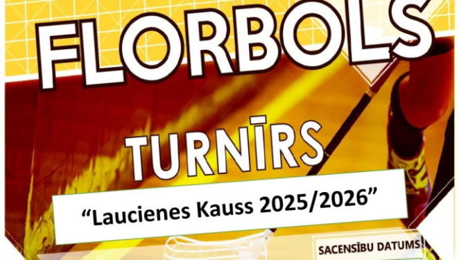 Laucienes kausa florbolā afiša