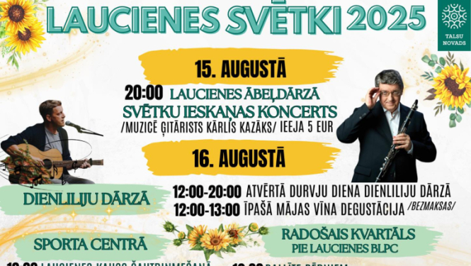 Laucienes svētku afiša