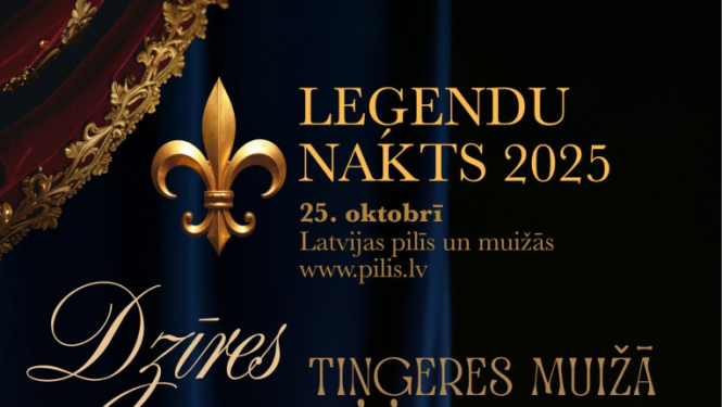 Leģendu nakts Tiņģeres muiža afiša