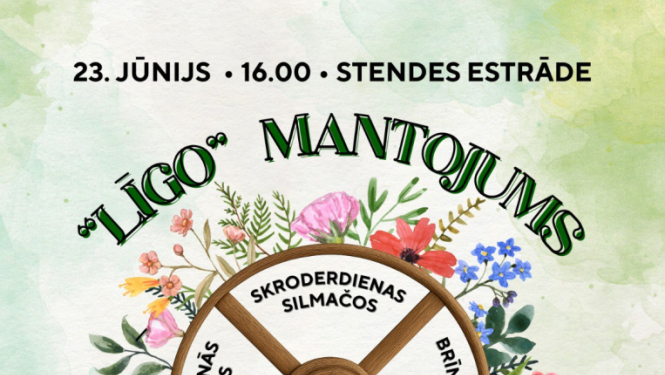 Līgo mantojuma Stendē afiša