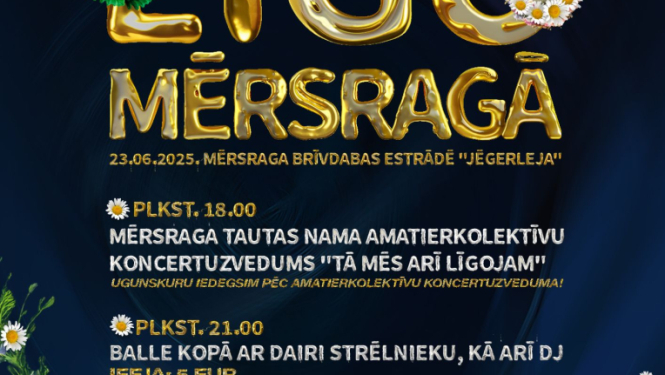 Līgo Mērsragā afiša