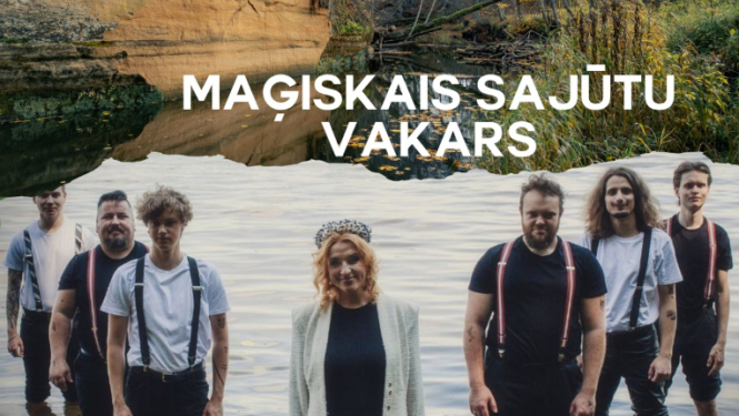 Maģiskā sajūtu vakara ar grupu Straume afiša