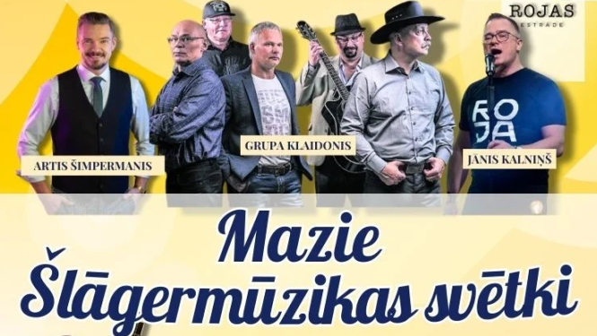 Mazie Šlāgermūzikas svētki afiša