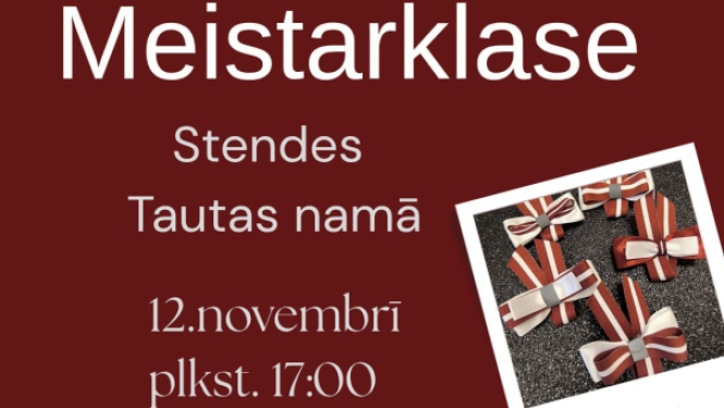 Meistarklases afiša