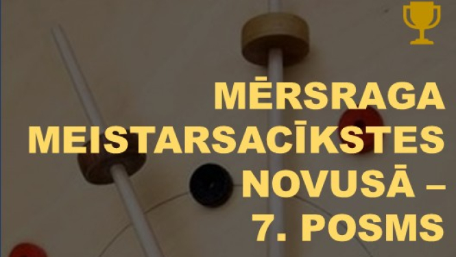 Mērsraga meistarsacīkstes novusā. 7. posms