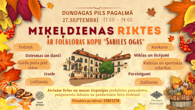 Miķeļdienas riktes afiša
