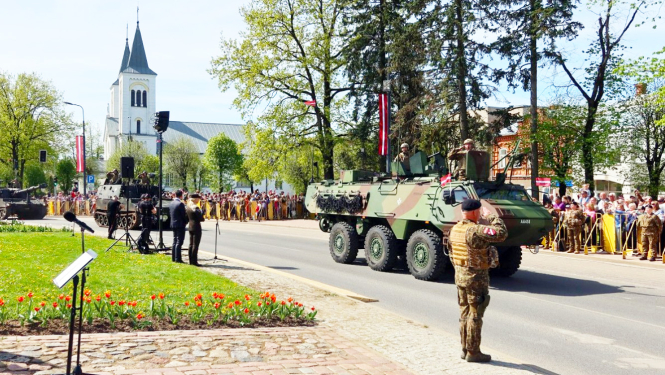 Militārā parāde Rēzeknē 2024. gada 4. maijā