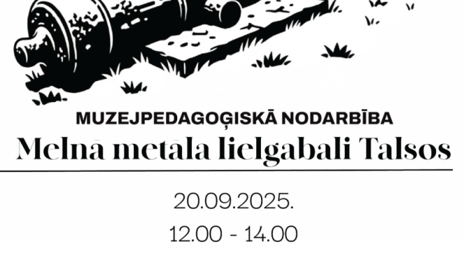 Muzejpedagoģiskās nodarbības afiša