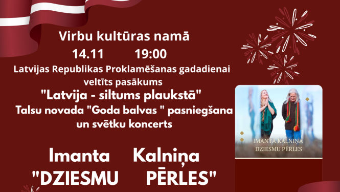 Nes Virbu pagasta vārdu pasākuma afiša