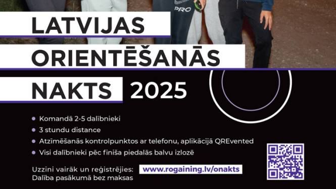 Latvijas orientēšanās nakts 2025