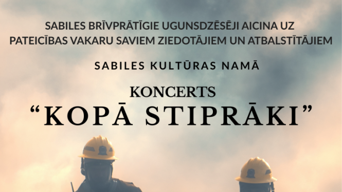 Koncerta Kopā stiprāki afiša