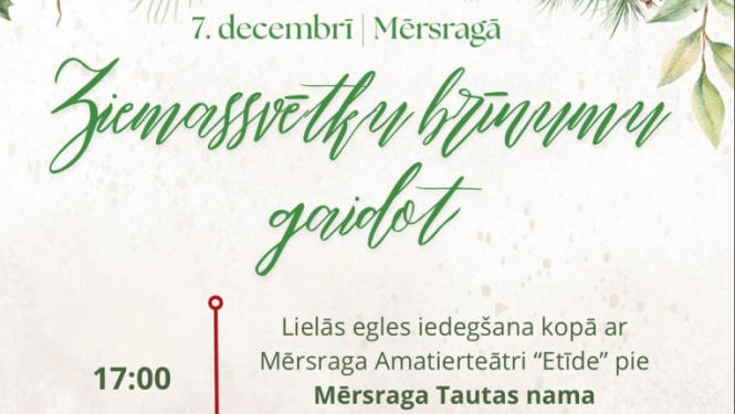 Pasākums Ziemassvētku brīnumu gaidot