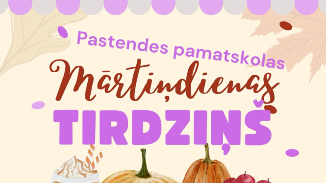 Pastendes pamatskolas tirdziņa afiša