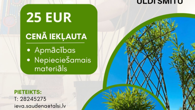 Pīto stādu meistarklases afiša