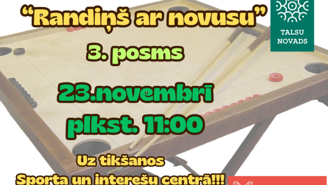 Randiņš ar novusu afiša