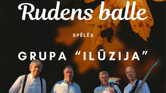 Rudens balles ar grupu Ilūzija afiša
