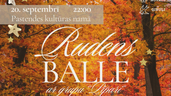 Rudens balles ar grupu Pipari afiša