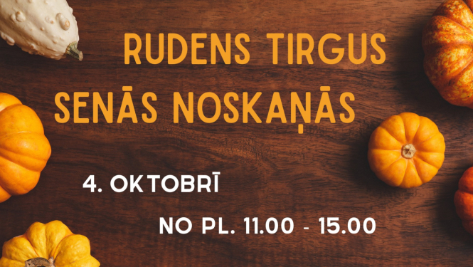 Rudens tirgus senās noskaņās afiša