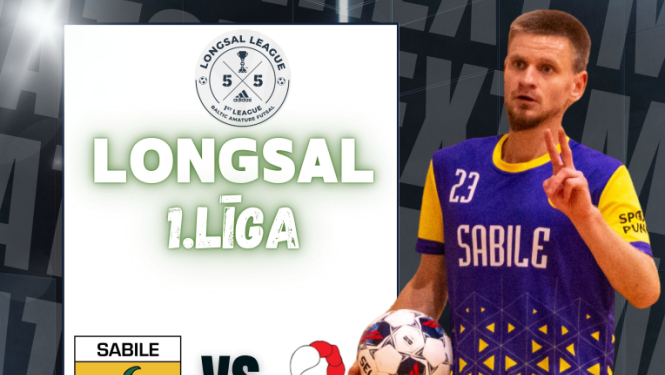 Sabile pret Smiltene spēles telpu futbolā afiša