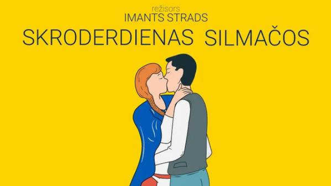 Izrādes Skroderdienas Silmačos afiša