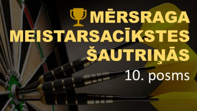 Mērsraga meistarsacīkšu šautriņās afiša