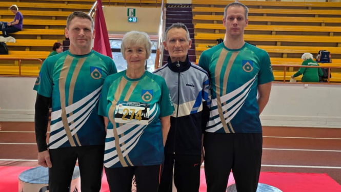 Sporta veterānu-senioru savienības sacensības vieglatlētikā telpās